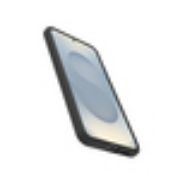 Image de OtterBox React Series pour Samsung Galaxy S25+, transparente/noir - produits livrés sans emballage - Noir,Transparent (77-97591)