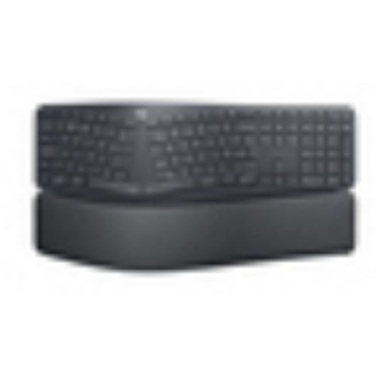 Image de Logitech Ergo K860 clavier Bureau RF sans fil + Bluetooth US International Graphite (920-010108)