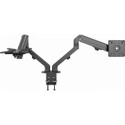 Image de Vision Black Monitor Desk Arm 100×100 Dual Support décran - Noir (VFM-DAD/4)