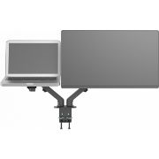 Image de Vision Black Monitor Desk Arm 100×100 Dual Support décran - Noir (VFM-DAD/4)