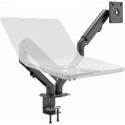 Image de Vision Black Monitor Desk Arm 100×100 Dual Support décran - Noir (VFM-DAD/4)