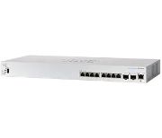 Image de Cisco CBS350 Switch - Noir,Gris (CBS350-8XT-UK-RF)