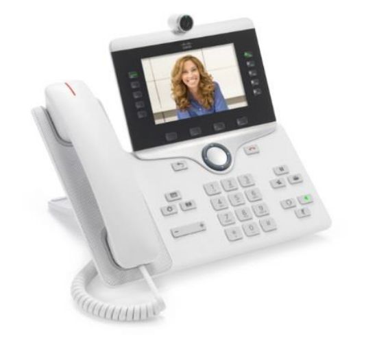 Image de Cisco IP Phone 8865 Téléphone IP - Blanc (CP-8865-3PCC-K9-RF)