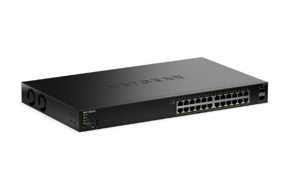 Image de NETGEAR GS324TPv2 Géré L2/L3 Gigabit Ethernet (10/100/1000) Connexion Ethernet, supportant l'alimentation via ce port (PoE) 1U Noir (GS324TP-200EUS)