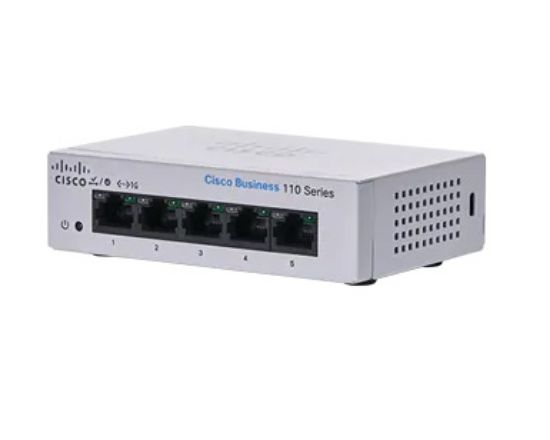 Image de Cisco CBS110 Switch - Gris (CBS110-5T-D-EU)