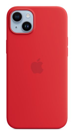 Image de Apple Coque en silicone avec MagSafe pour iPhone 14 Plus - (PRODUCT)RED - Rouge (MW513ZM/A)