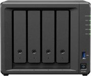 Image de Synology ActiveProtect appliance DP320, 4 x 8 TB HDD+2 x 400 GB SSD, AMD R1600, 5.2 kg Serveur de stockage de données - Noir (DP340)