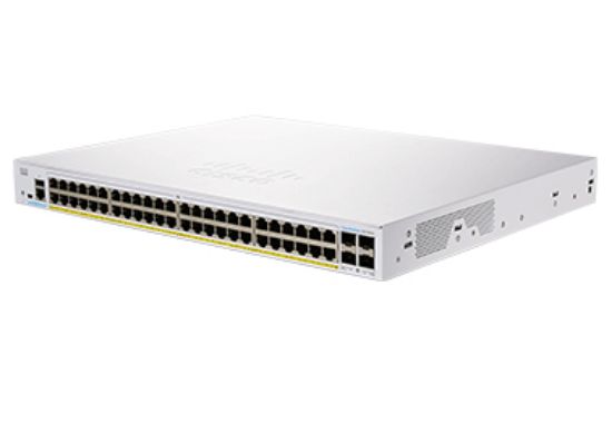 Image de Cisco CBS350-48FP-4G Switch - Argent (CBS350-48FP4GEU-RF)