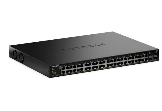 Image de NETGEAR GS348TPv2 Géré L2/L3 Gigabit Ethernet (10/100/1000) Connexion Ethernet, supportant l'alimentation via ce port (PoE) 1U Noir (GS348TP-200EUS)