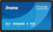 Image de iiyama ProLite Écran plat de signalisation numérique 54,6 cm (21.5") LCD Wifi 500 cd/m² Full HD Noir Intégré dans le processeur Android 24/7 (S2225AS-B1P)