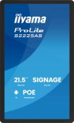 Image de iiyama ProLite Écran plat de signalisation numérique 54,6 cm (21.5") LCD Wifi 500 cd/m² Full HD Noir Intégré dans le processeur Android 24/7 (S2225AS-B1P)