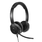 Image de Targus casque Avec fil &sans fil Arceau Appels/Musique USB Type-C Bluetooth Noir (AEH104GL)