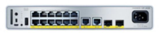 Image de Cisco Catalyst 9200CX 12-port 1G, 2x10G and 2x1G, PoE+, Network Advantage Switch (C9200CX-12P-2X2G-A)