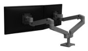 Image de Ergotron LX Pro Series Dual Side-by-Side Arm (dark grey) Support décran - Gris fonc (45-686-293)