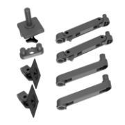 Image de Ergotron LX Pro Series Dual Side-by-Side Arm (dark grey) Support décran - Gris fonc (45-686-293)