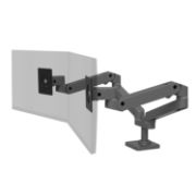 Image de Ergotron LX Pro Series Dual Side-by-Side Arm (dark grey) Support décran - Gris fonc (45-686-293)