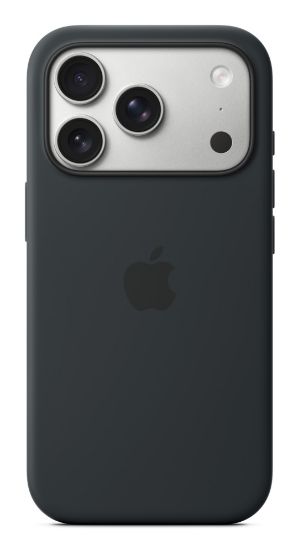 Image de Apple Coque en silicone avec MagSafe pour iPhone 17 Pro – Noir (MGFK4ZM/A)