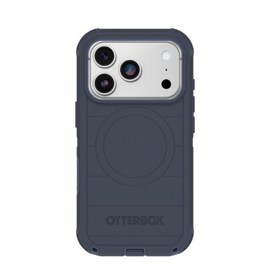 Image de OtterBox Defender Pro MagSafe Series pour Apple iPhone 17 Pro, Riverside - Bleu (77-98384)