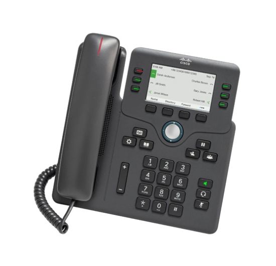 Image de Cisco IP Phone 6871 Téléphone IP - Noir (CP-6871-3PCC-K9=)