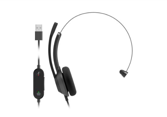 Image de Cisco Headset 321 Wired Single On-Ear Carbon Black USB-A Casque - Noir (HS-W-321-C-USB)