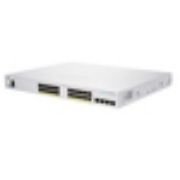 Image de Cisco Business 250, 24 10/100/1000 PoE+ ports with 195W power budget, 4 Gigabit SFP, EU Switch - Argent (CBS250-24P-4GUK-RF)