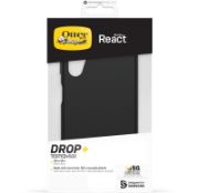 Image de OtterBox React Série Coque pour Galaxy A14 5G, Antichoc, anti-chute, ultra-mince, protection fine, testé selon les normes militaires, Antimicrobien, Noir (77-91426)