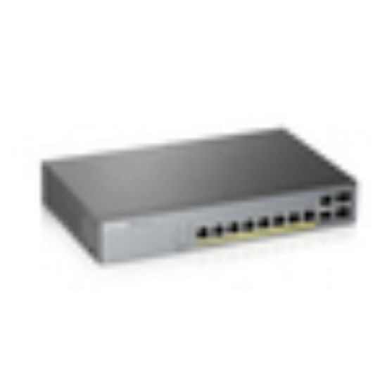 Image de Zyxel commutateur réseau Géré L2 Gigabit Ethernet (10/100/1000) Connexion Ethernet, supportant l'alimentation via ce port (PoE) Gris (GS1350-12HP-EU0101F)