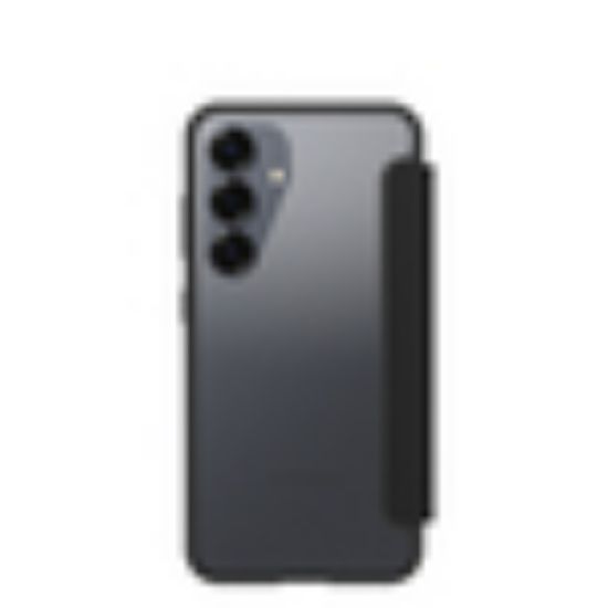 Image de OtterBox React Folio Series pour Samsung Galaxy S25, transparente/noir - Noir,Transparent (77-97829)