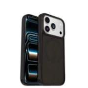 Image de OtterBox Symmetry Clear MagSafe Series pour Apple iPhone 17 Pro, noir Mist, noir - produits livrés sans emballage - Noir,Transparent (77-98852)