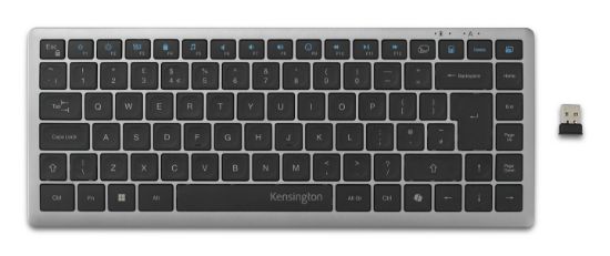 Image de Kensington clavier RF sans fil + Bluetooth Gris (K75409WW)