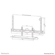 Image de Neomounts Kit de support de clavier 43-110" - VESA - max 2,5 kg - universel (AV40-500BL)