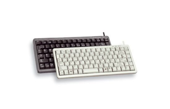 Image de CHERRY Compact keyboard, Combo (USB + PS/2) clavier Bureau USB + PS/2 QWERTY Gris (G84-4100LCMUS-0)