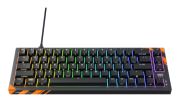 Image de CHERRY K5 PRO TMR COMPACT clavier Gaming USB QWERTY Anglais américain Noir, Orange (G8E-24200LACAUS-2)