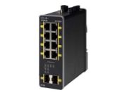 Image de Cisco commutateur réseau Géré Gigabit Ethernet (10/100/1000) Connexion Ethernet, supportant l'alimentation via ce port (PoE) Noir (IE-1000-8P2S-LM)