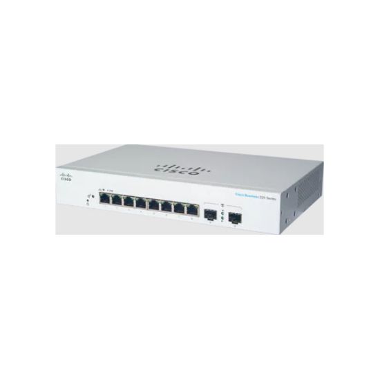 Image de Cisco CBS220-8T-E-2G Switch - Blanc (CBS220-8T-E-2G-EU)