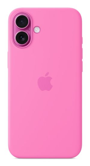 Image de Apple Coque en silicone avec MagSafe pour iPhone 16 Plus - Pivoine - Rose (MDGR4ZM/A)