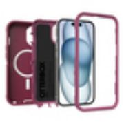 Image de OtterBox Defender Series pour MagSafe pour Apple iPhone 17e/16e/15/14/13, Foxberry - Rouge (77-97535)
