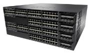 Image de Cisco Catalyst 3650-48TS-L, Standalone, 1U, 48 x 10/100/1000 Ethernet, 4x1G Uplink ports, DRAM 4GB, Flash 2GB, 250W, LAN Base Switch - Noir (WS-C3650-48TS-L-RF)