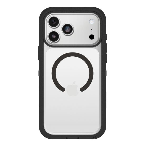 Image de OtterBox Defender Pro XT Clear Series pour Apple iPhone 17 Pro Max, transparente/noir - Noir,Transparent (77-98534)