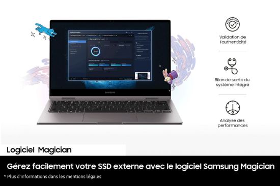 Image de Samsung SSD Externe T7 Resurrected 2To (MU-PD2T0G/WW)