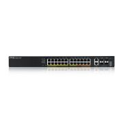 Image de Zyxel XGS2220-30HP Géré L3 Gigabit Ethernet (10/100/1000) Connexion Ethernet, supportant l'alimentation via ce port (PoE) Noir (XGS2220-30HP-EU0101F)