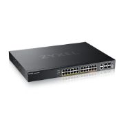 Image de Zyxel XGS2220-30HP Géré L3 Gigabit Ethernet (10/100/1000) Connexion Ethernet, supportant l'alimentation via ce port (PoE) Noir (XGS2220-30HP-EU0101F)