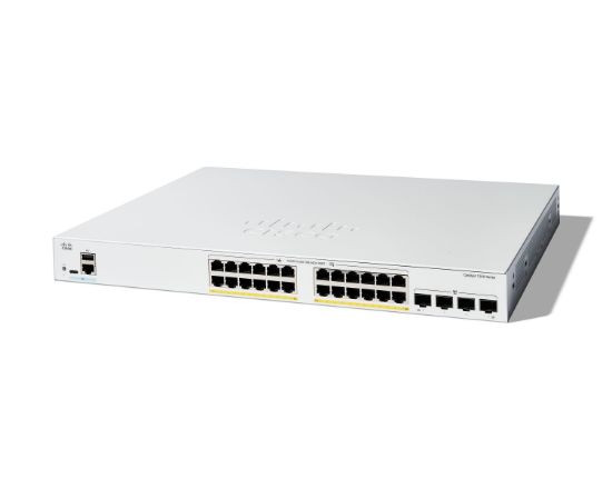 Image de Cisco Catalyst 1300 Switch - Gris (C1300-24FP-4G)