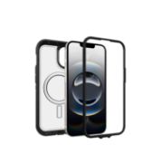 Image de OtterBox Defender XT Clear pour MagSafe Series pour Apple iPhone 17e/16e/15/14/13, transparente/noir - Noir,Transparent (77-98196)
