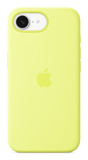 Image de Apple iPhone 16e, Silicone - Jaune (MGYW4ZM/A)