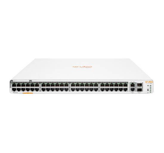Image de HP E Aruba Networking Instant On 1960 48G 40p Class4 8p Class6 PoE 2XGT 2SFP+ 600W Switch - Blanc (JL809A#ABB)