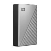Image de Western Digital My Passport 6TB, HDD, USB 3.2 Gen.1 Type-C, 5GB/s, 81x110x22mm, 240g Disque dur externe - Argent (WDBGKC0060BSL-WESN)