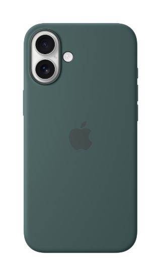 Image de Apple Coque en silicone avec MagSafe pour iPhone 16 Plus - Vert lacustre (MYYH3ZM/A)