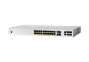 Image de Cisco Catalyst 1300-24MGP-4X Managed, 16 Port GE, 8 Port 2.5GE, PoE, 4x10GE SFP+, Limited Lifetime Protection Switch - Gris (C1300-24MGP-4X)