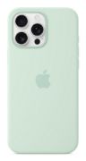 Image de Apple Coque en silicone avec MagSafe pour iPhone 16 Pro Max - Aigue-marine (MDGY4ZM/A)